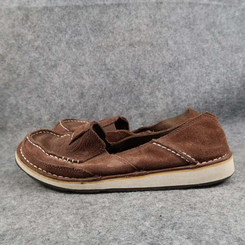 Ariat Shoes Womens 7.5 Slip On Cruiser Loafer Sneaker Floral Embossed Leather